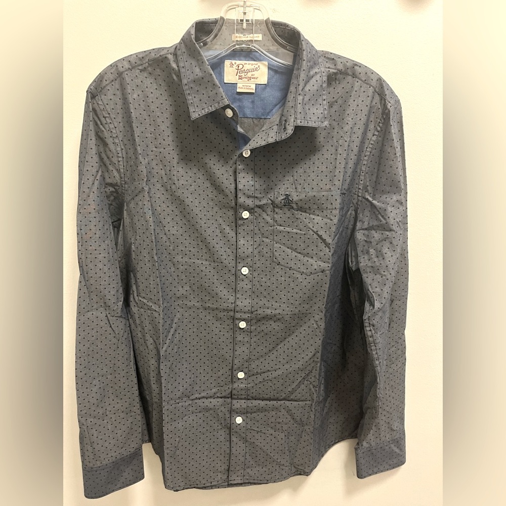 Original Penguin Polca Dot Collar Shirt